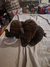 K&M International Wild Republic Wooly Mammoth Plush Stuffed Animal Tusk 2010 13"