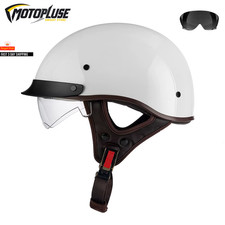 Motorcycle Helmet Retro Half
