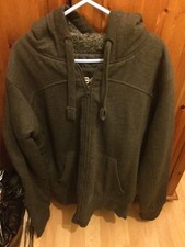Men Grey Crosshatch Hoodie 