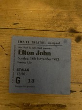 Elton john ticket 1982
