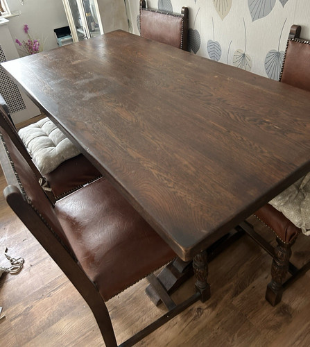 Vintage dark wood - vintage, dining