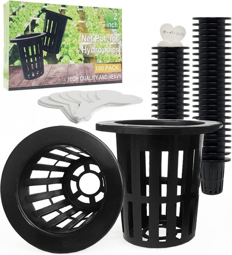 100 pack inch net pots - 100, 2