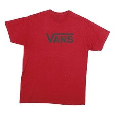 VANS Mens Red Classic Logo