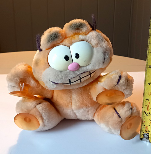 Vintage 1978 garfield window - vintage,