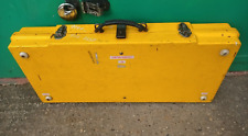 Ex MOD /| Large Yellow Tool Box Kit Case Box Storage Transport Lockable