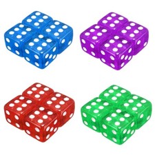 4Pcs Clear Dice Valve Tyre