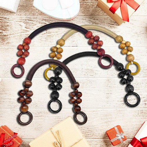 Wooden bead bag handle diy - bead,
