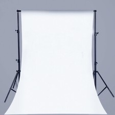 White screen Chroma Key Fabric For Zoom , HALLOWEEN Stage Background (2M Wide)