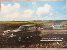 Toyota Corona 2000 UK Market Car Sales Brochure - 1974
