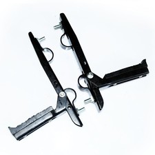 Lycett Pillion Footrest Set With Rubber For BSA Bantam D1 D3 Rigid Frame GEc