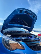 Vauxhall Opel Corsa D (inc VXR) Under Bonnet Plate / Panel - Gloss Black