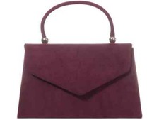 Women's Faux Suede Clutch Bag