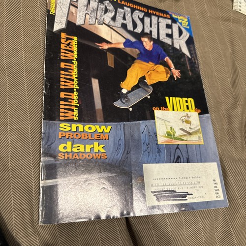 Thrasher skateboard magazine - skateboard,