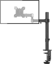 Single Monitor Desk Mount Arm 13–32" Tilt Swivel VESA Bracket 10kg Load Max