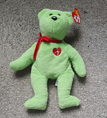 Beanie baby green signature - baby,