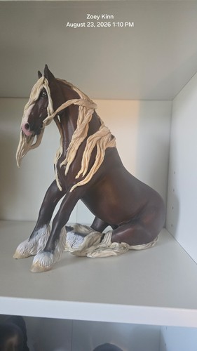 Resin model horse - resin,