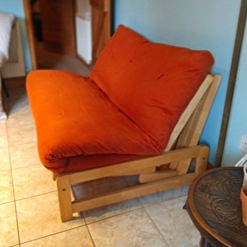 Futon company contemporary red - futon,