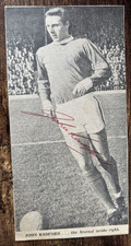 JOHN  RADFORD   ARSENAL ORIGINAL   HAND  SIGNED  FOOTBALL AUTOGRAPH