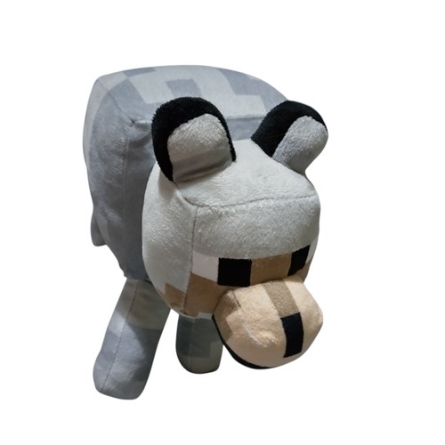 Mojang minecraft wolf soft toy - wolf,