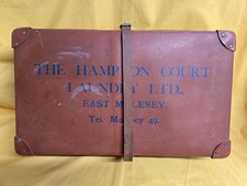 VINTAGE HAMPTON COURT LAUNDRY, EAST MOLESEY LAUNDRY BOX C1930s