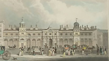 Framed Hand-Coloured Engraving The Kings Mews Charing Cross Shepherd Tingle