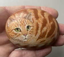 Lovely hand painted GINGER CAT