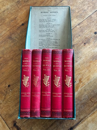 The works robert burns - of,