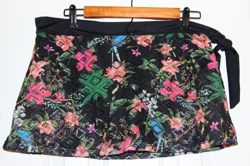 Black flower print - print, swim