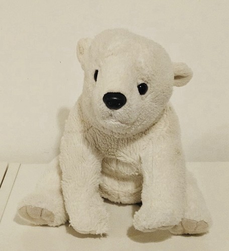 Plush polar bear cub - plush,