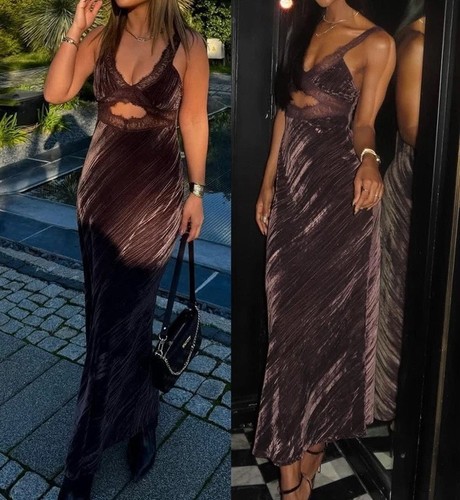 Zara chocolate brown velvet - zara,