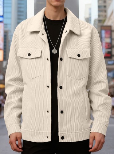 Mens corduroy overshirt - corduroy, jacket