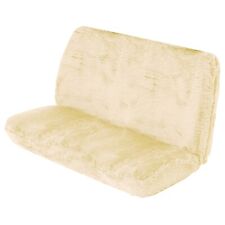 SHEEPSKIN BENCH REAR SEAT COVERS UNIVERSAL FAUX FUR