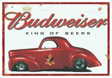 BUDWEISER CAR RETRO Beer