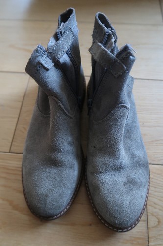 Girls grey suede ankel - h&m,
