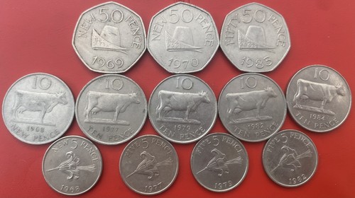 Guernsey 3x 50p - guernsey,