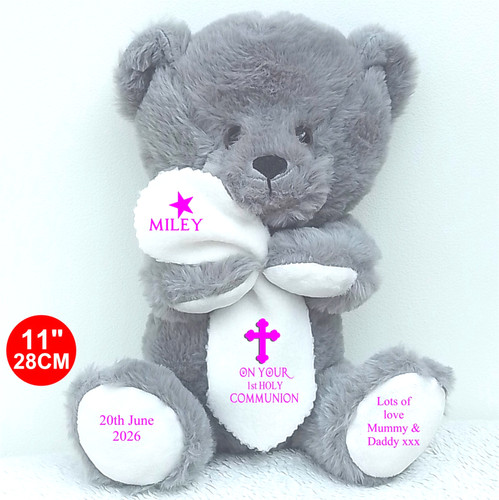28cm personalised grey - 28cm,