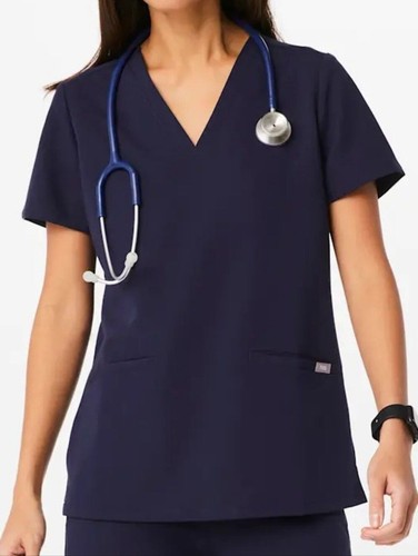 Figs navy casma scrub - navy,