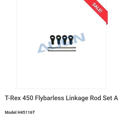 Align trex 450 linkage rod - 450, a