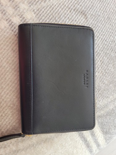 Radley black leather purse - radley,