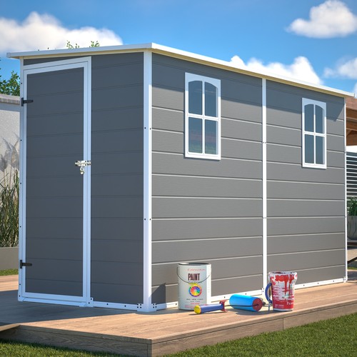 4x10ft outdoor resin storage - outdoor,