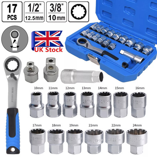 17pcs sockets set metric - sockets,