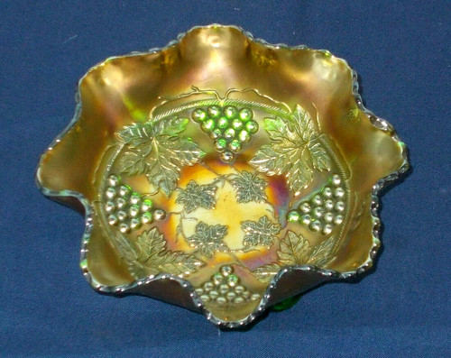 Antique fenton grape cable - fenton,