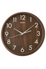 Seiko Wall Clock with Brown