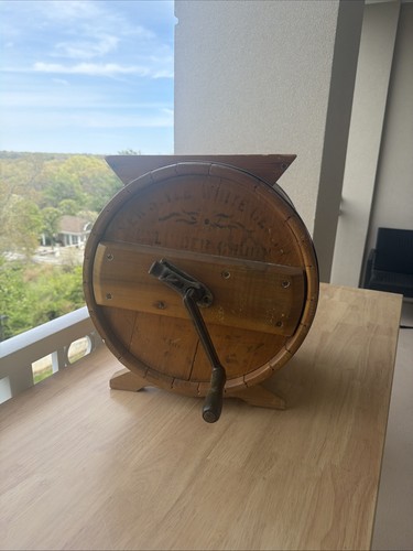 Antique wooden butter - butter, churn
