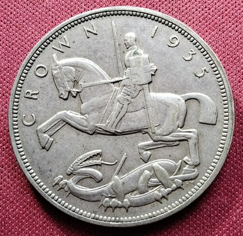 1935 crown silver george v - george,