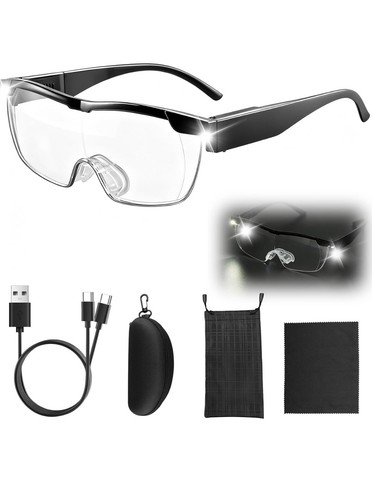 Magnifying glasses with light - magnifying,