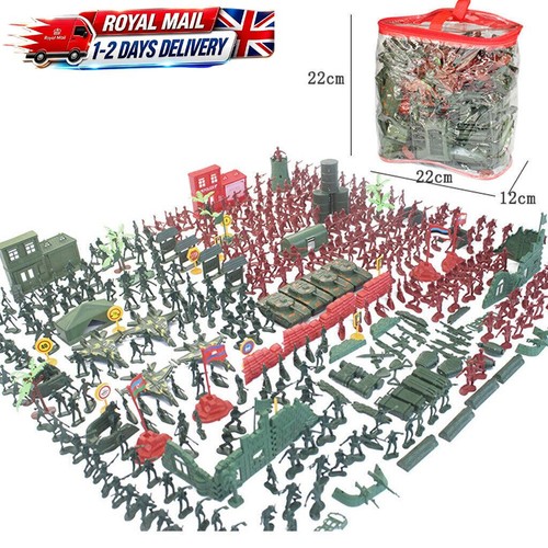 330pcs plastic miniature army - 330pcs,