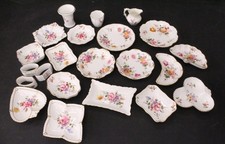 Approx 21 x ROYAL CROWN DERBY 'Derby Posies Bone China inc Trinket Dishes - H49