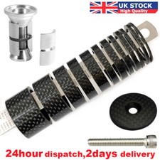 11Pcs/Set Carbon Fiber Headset Spacers Fork Stem Washer 1-1/8" Threadless Parts