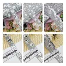 Silver Sequence Embroidery Sew